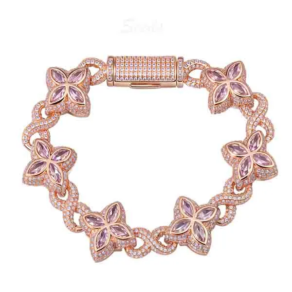 Custom silver colver bracelet