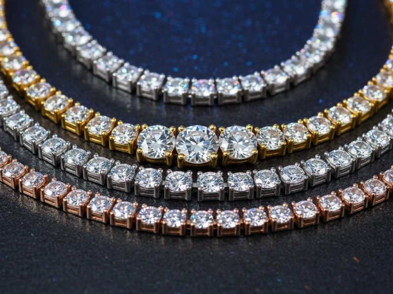 Pourquoi les chaînes de tennis sont l'avenir des bijoux de luxe ? 2 luxury jewelry manufacturer