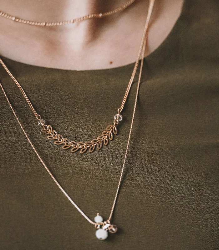 How to Source Premium Stainless Steel Chains for Business? 2 double layer necklaces