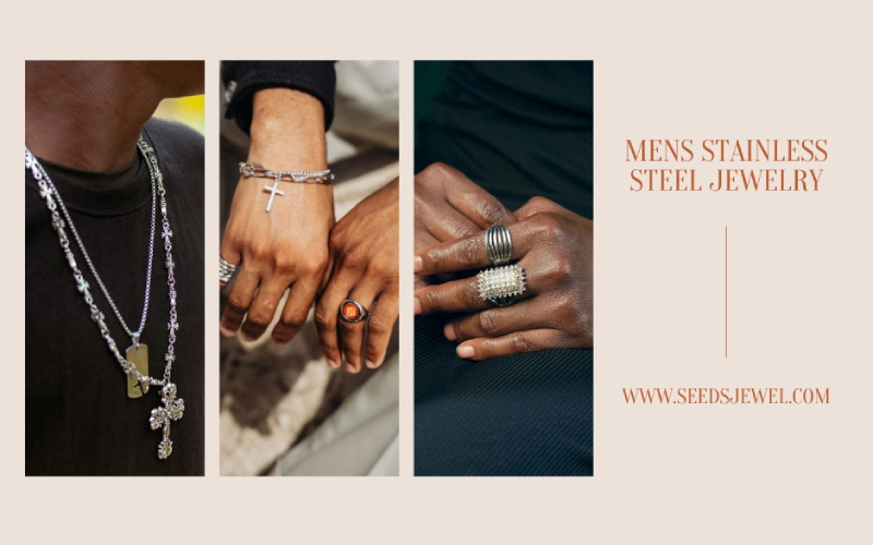 mens stainless steel jewelry