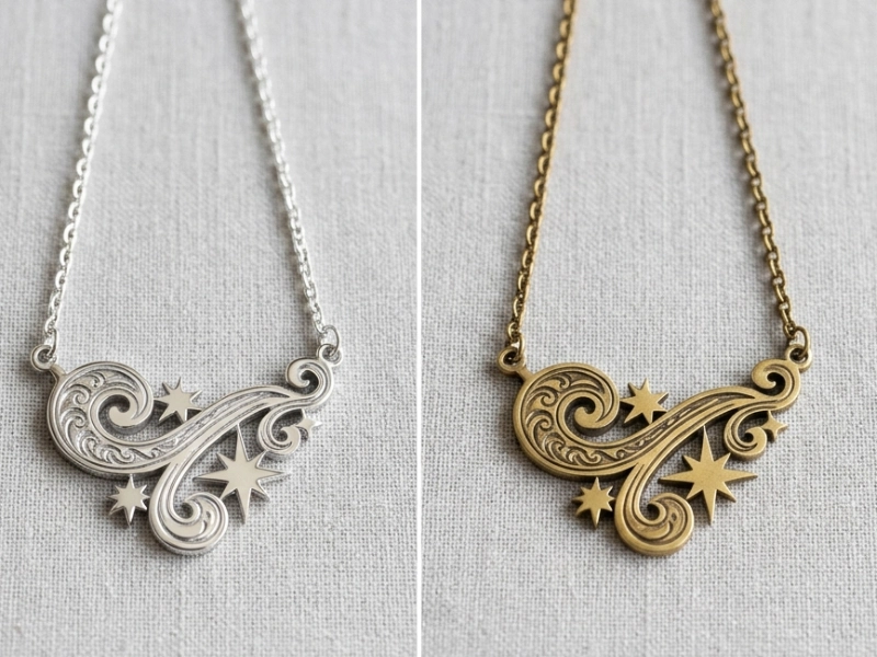 Storytelling Is Reshaping How Necklace Collections Are Designed and Sold 2 different materials necklace